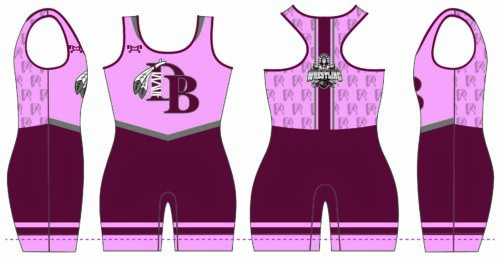 DOBYNS BENNETT WRESTLING Women's Maroon Singlet