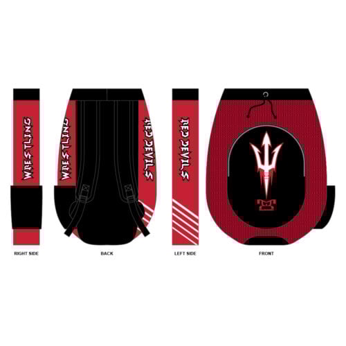Lowell Red Devils Sublimated Custom Gear Bag