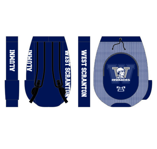 West Scranton Wrestling Alumni  Sublimated Custom Gear Bag