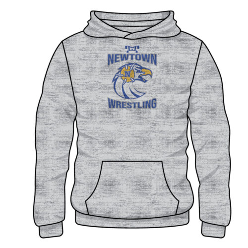Newtown  Sublimated Decal Grey Hoodie