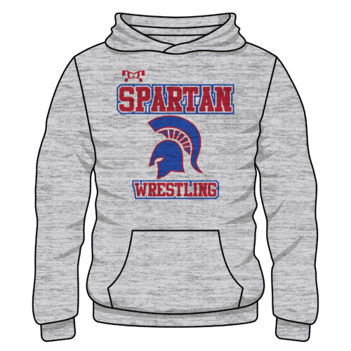 North Schuylkill Sublimated Decal Grey Hoodie