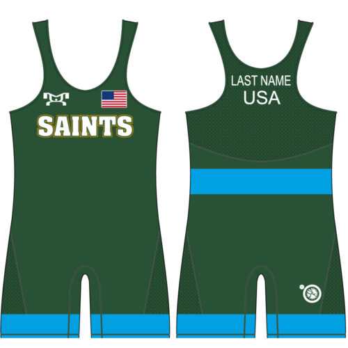 Briarcrest Christian School  Blue Custom Singlet