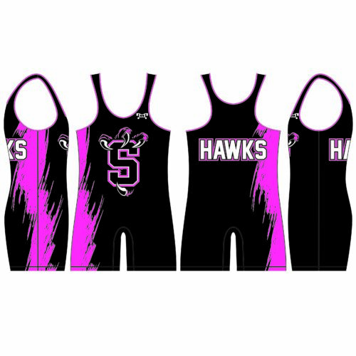Susquenita Wrestling Custom Pink Singlet
