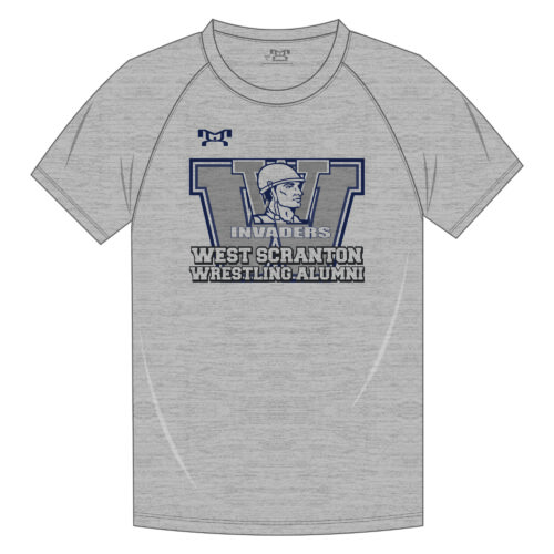 West Scranton Wrestling Alumni  Custom Sublimated Decal T Shirt