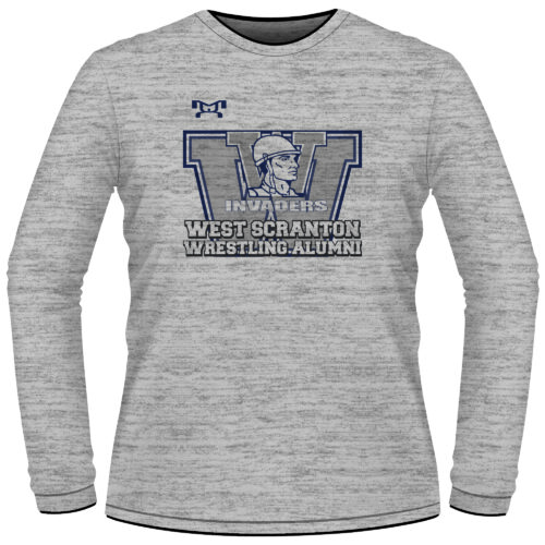 West Scranton Wrestling Alumni  Custom Sublimated Decal Long Sleeve