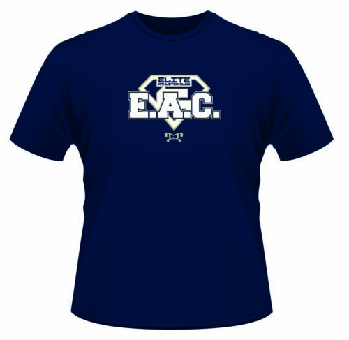 Elite Athletic Club E.A.C Custom Navy T-Shirt