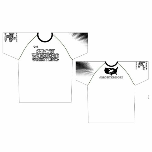 Rideout Podcast Custom Grow Womens Wrestling Sublimated Dri-Fit T-Shirt
