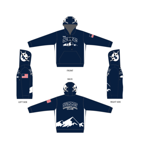 Summit Wrestling Club   Sublimated Hoodie