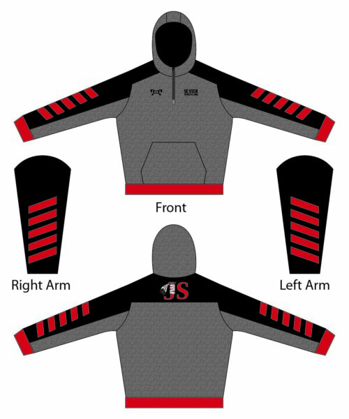 Sevier Middle School Custom Quarter Zip Hoodie