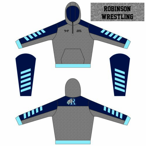 Robinson Middle School Custom Quarter Zip Hoodie