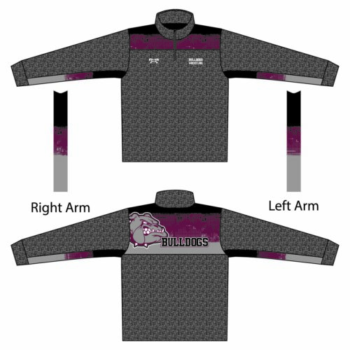 BEARDEN HIGH SCHOOL Heathered Quarter Zip  (Heathered fabric may vary in color & texture)