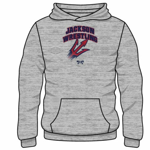 Jackson HS Custom Sublimated Decal Grey Hoodie