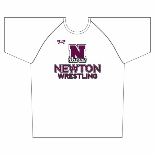 Newton High School Sublimated White Dri-Fit T-Shirt