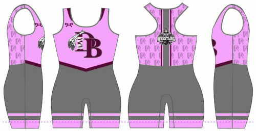 DOBYNS BENNETT WRESTLING Women's Grey Singlet