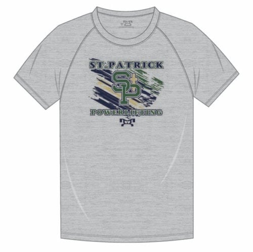 St. Patricks Powerlifting Custom Sublimated Decal T Shirt
