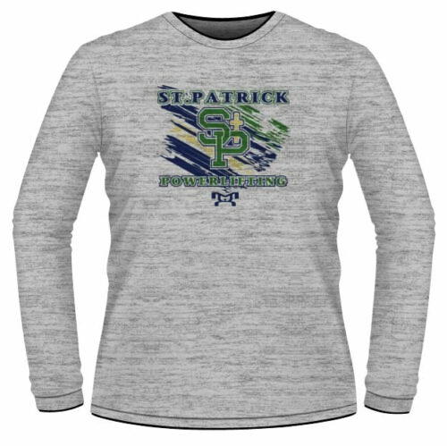 St. Patricks Powerlifting Custom Sublimated Decal Long Sleeve