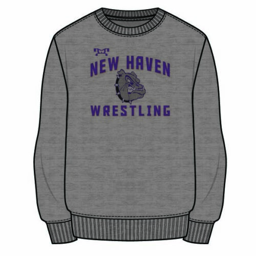 New Haven WC Sublimated Decal Grey Crewneck