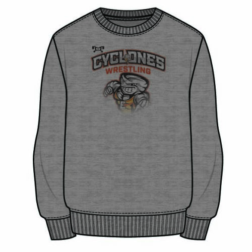 Elizabethton Sublimated Decal Grey Crewneck