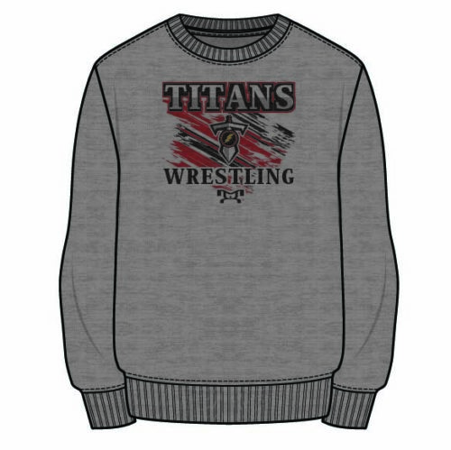 Taylor High School Sublimated Grey Crewneck