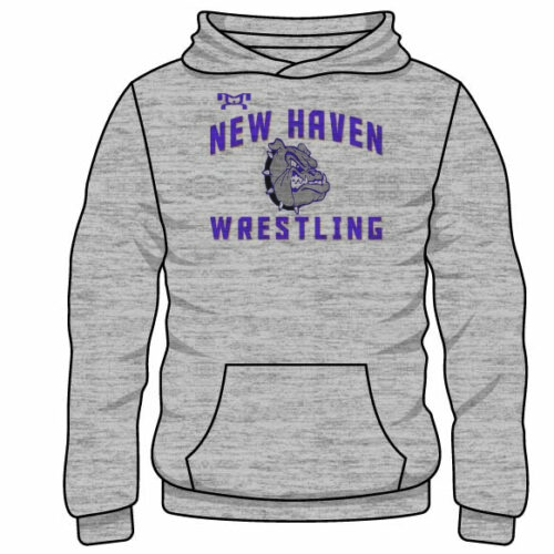 New Haven WC Custom Sublimated Decal Grey Hoodie