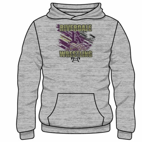 Riverdale High School Custom Sublimated Decal Grey Hoodie