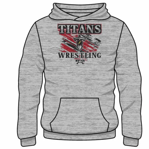 Taylor High School Custom Sublimated Decal Grey Hoodie