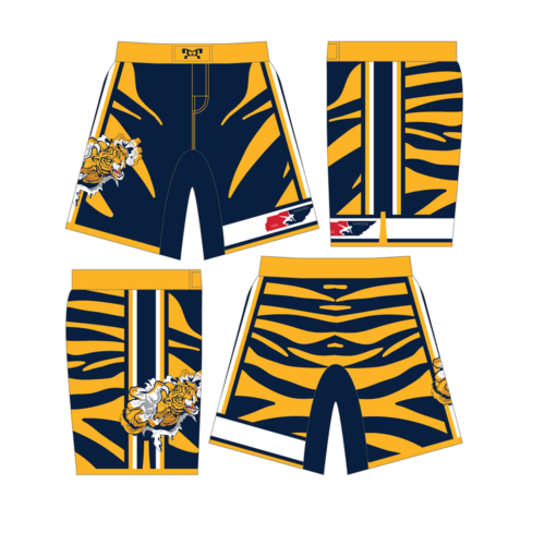 ARLINGTON Custom Gold Fight-Shorts