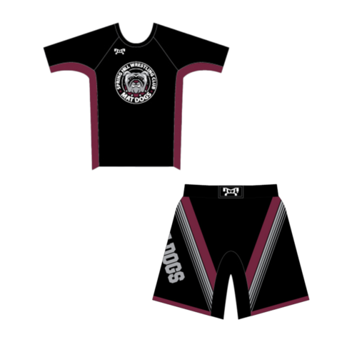 Spring Hill Matdogs Custom Compression Fight Short Combo