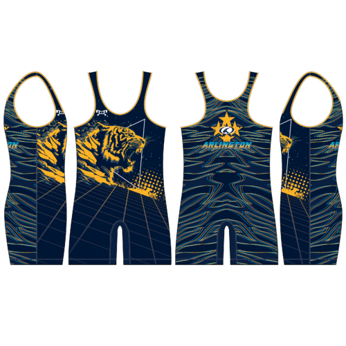 ARLINGTON Custom Navy & Gold Singlet 2024