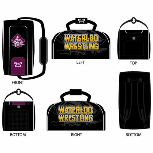 Waterloo Youth Wrestling Custom Conversion Duffel Bag