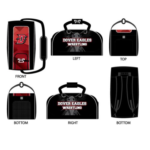 Dover Youth Wrestling Custom Conversion Duffel Bag