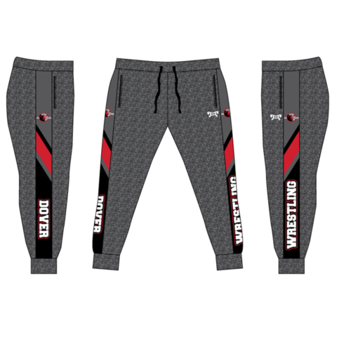 Dover Youth Wrestling Custom Joggers   (Heathered fabric may vary in color & texture)
