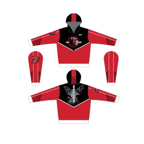 Dover Youth Wrestling Sublimated Hoodie