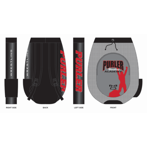 Purler Wrestling Academy Sublimated Custom Gear Bag