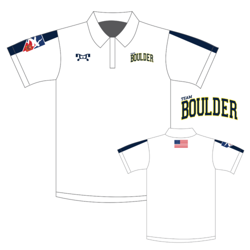 Boulder City White Custom Polo 2023