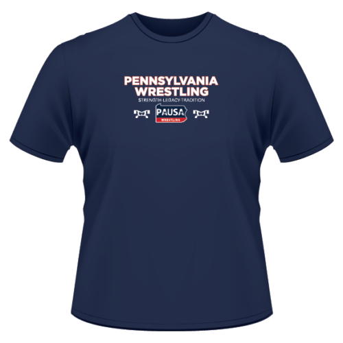 PAUSAW 2023  NAVY POLY DECAL T SHIRT