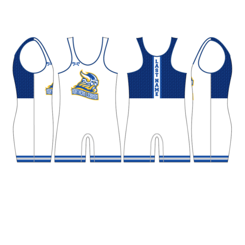 Northern Lebanon Wrestling Men's White Singlet