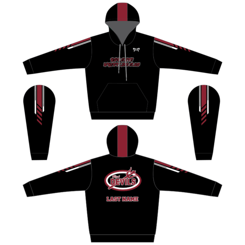 R.D.P. Elite Wrestling Club Sublimated Hoodie