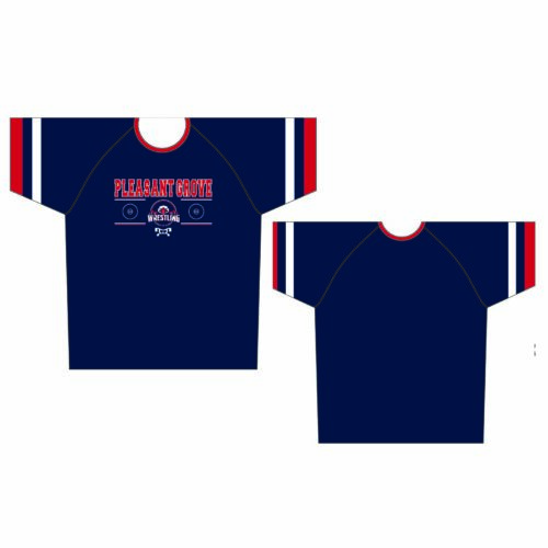 Pleasant Grove Dri-Fit Blue T-Shirt