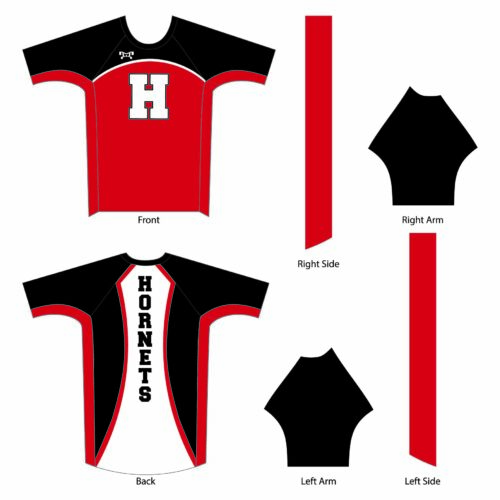 Honesdale Jr High Team Store Custom Black Sleeve Compression Shirt