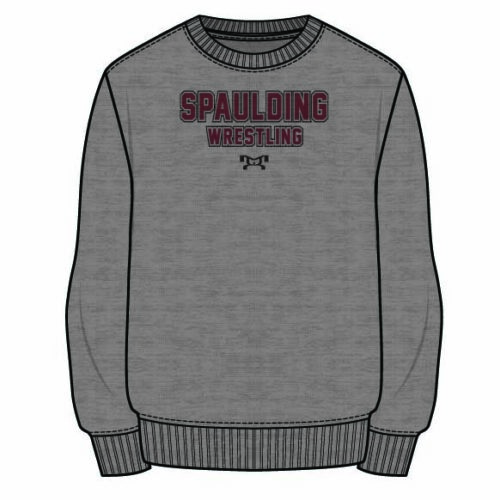 Spaulding Wrestling  Sublimated Decal Grey Crewneck