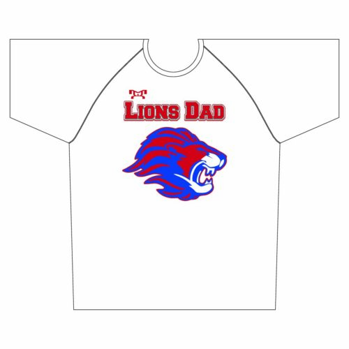 Leander High School Team Store Sublimated White Dad Dri-Fit T-Shirt