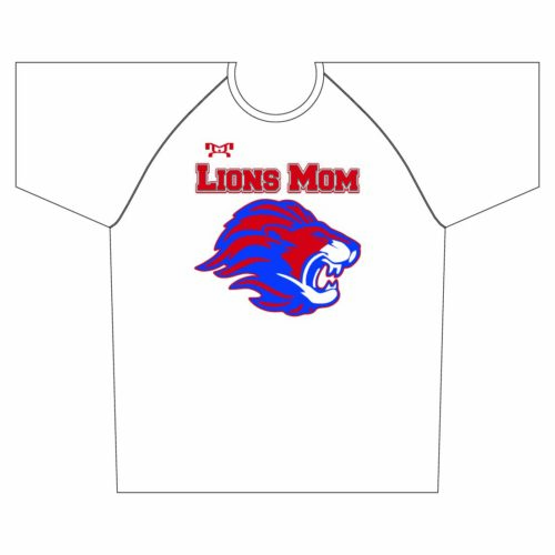 Leander High School Team Store Sublimated White Mom Dri-Fit T-Shirt