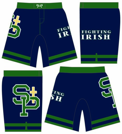St. Patricks Powerlifting Custom Fight Shorts
