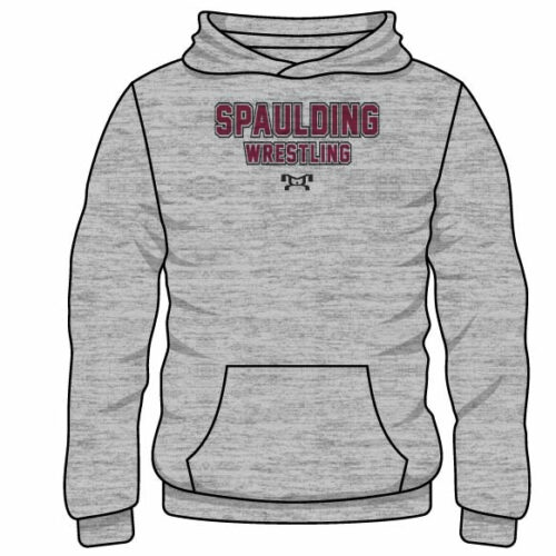 Spaulding Wrestling  Sublimated Decal Grey Hoodie