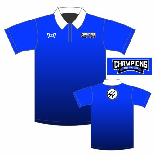 Champions Wrestling Custom Wrestling Polo Shirt