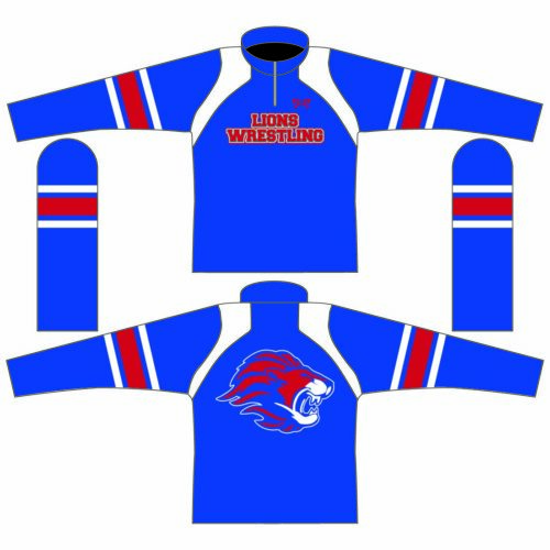 Leander High School Team Store Custom Blue Quarter Zip