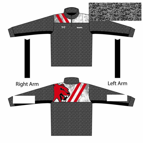 Northwestern High School Heathered Quarter Zip  (Heathered fabric may vary in color & texture)