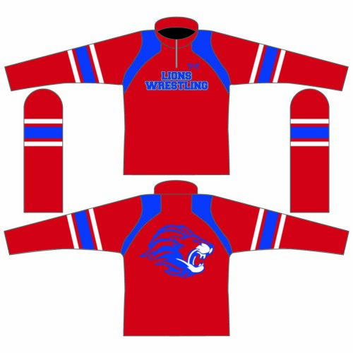 Leander High School Team Store Custom Red Quarter Zip