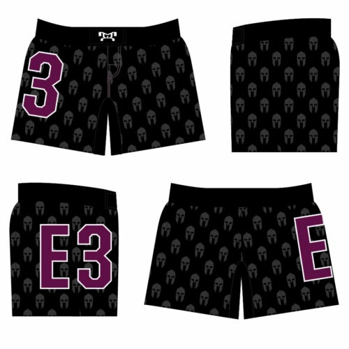 E3 WRESTLING Women's Custom Fight Shorts
